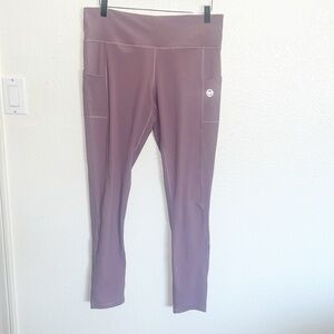 Along Fit Women’s Mauve 7/8 Leggings With Pockets